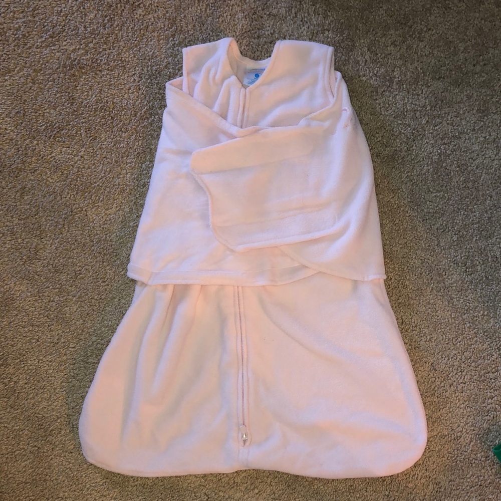 Pink fleece Halo sleep sack Small 3-6 month